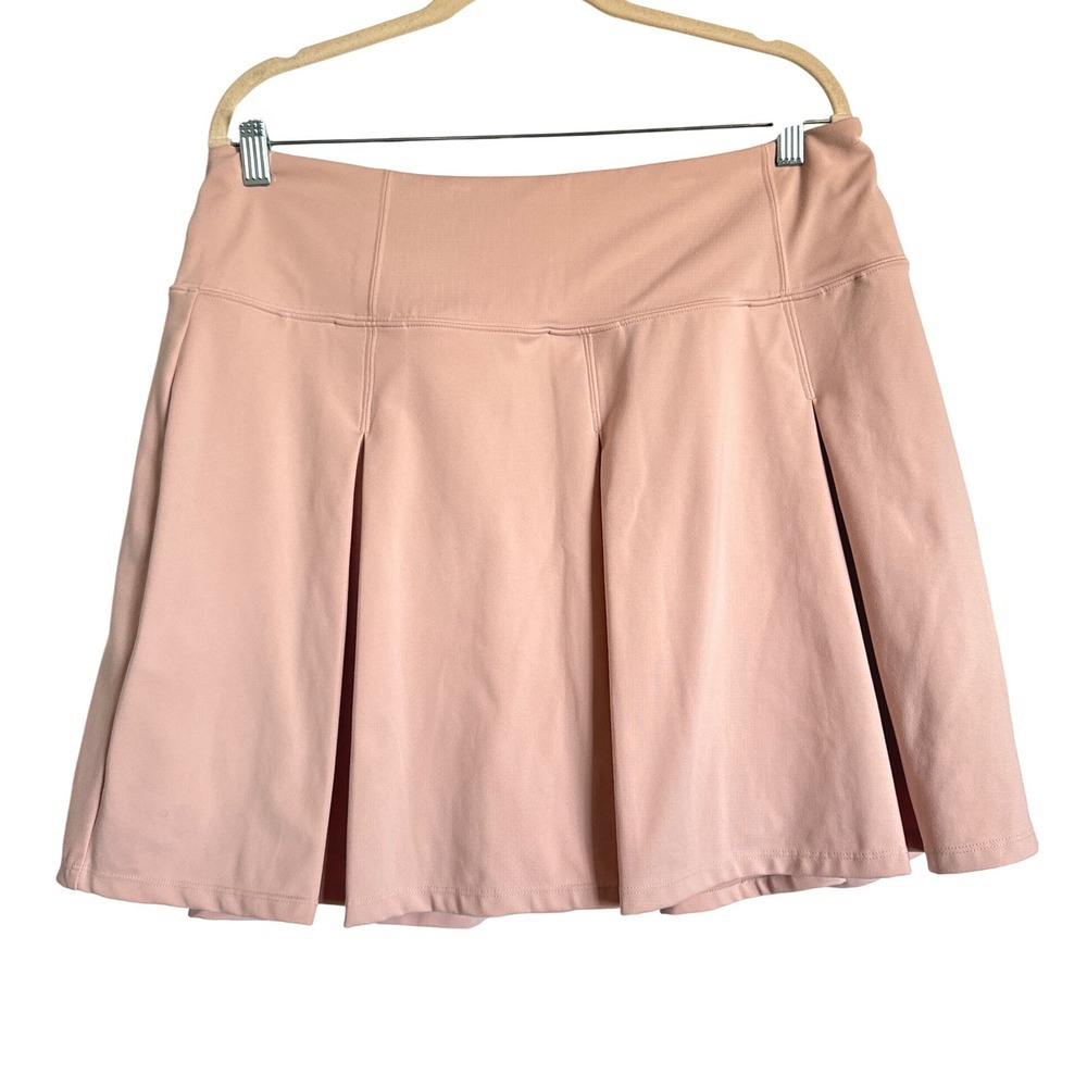 Tennis Golf Activewear Zude Athletic Pleated Tennis Skort‎ Pink XL Performance